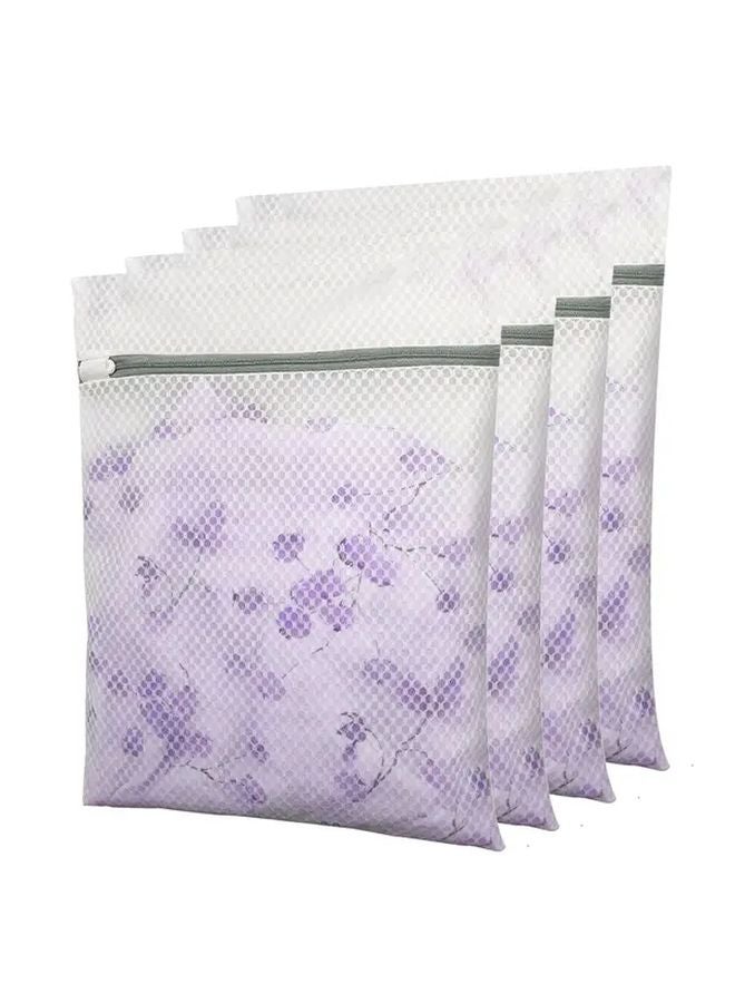 4 Pack 15 75x19 69 Inch Mesh Laundry Bags With Zipper For Delicates Socks Underwear Swimsuits - Image 1